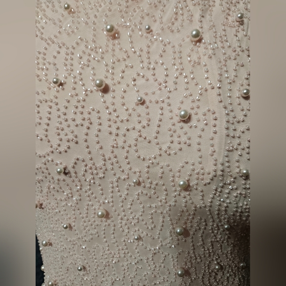 Oh, Polly Embellished Low Cowl Mini Dress Size 8 - Picture 4 of 5